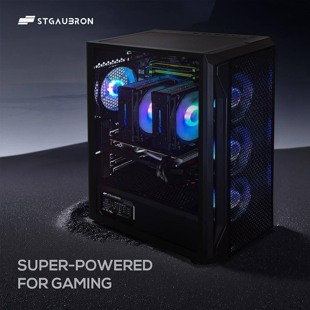 STGAubron Dual CPU Gaming PC, Dual Intel i7 Xeon E5 up to 3.7GHz