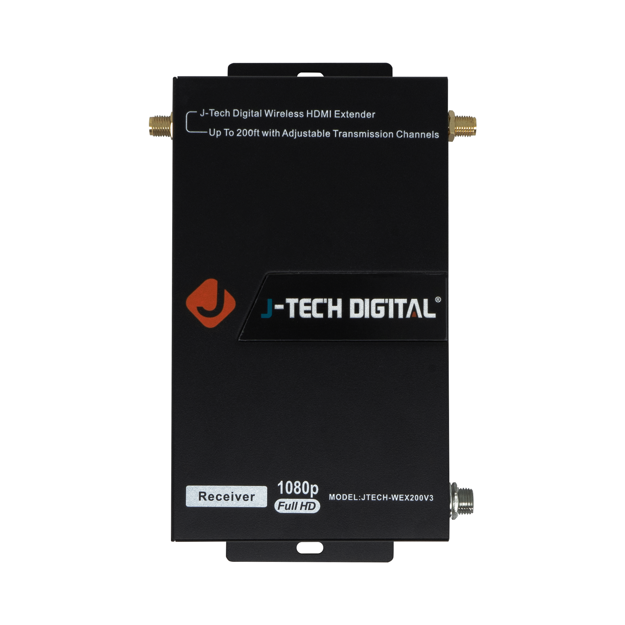 J-Tech Digital Wireless HDMI Extender Up To 200ft with Adjustable Transmission Channels
J-TECH DIGITAL
Receiver
1080p
MODEL:JTECH-WEX200V3
Full HD