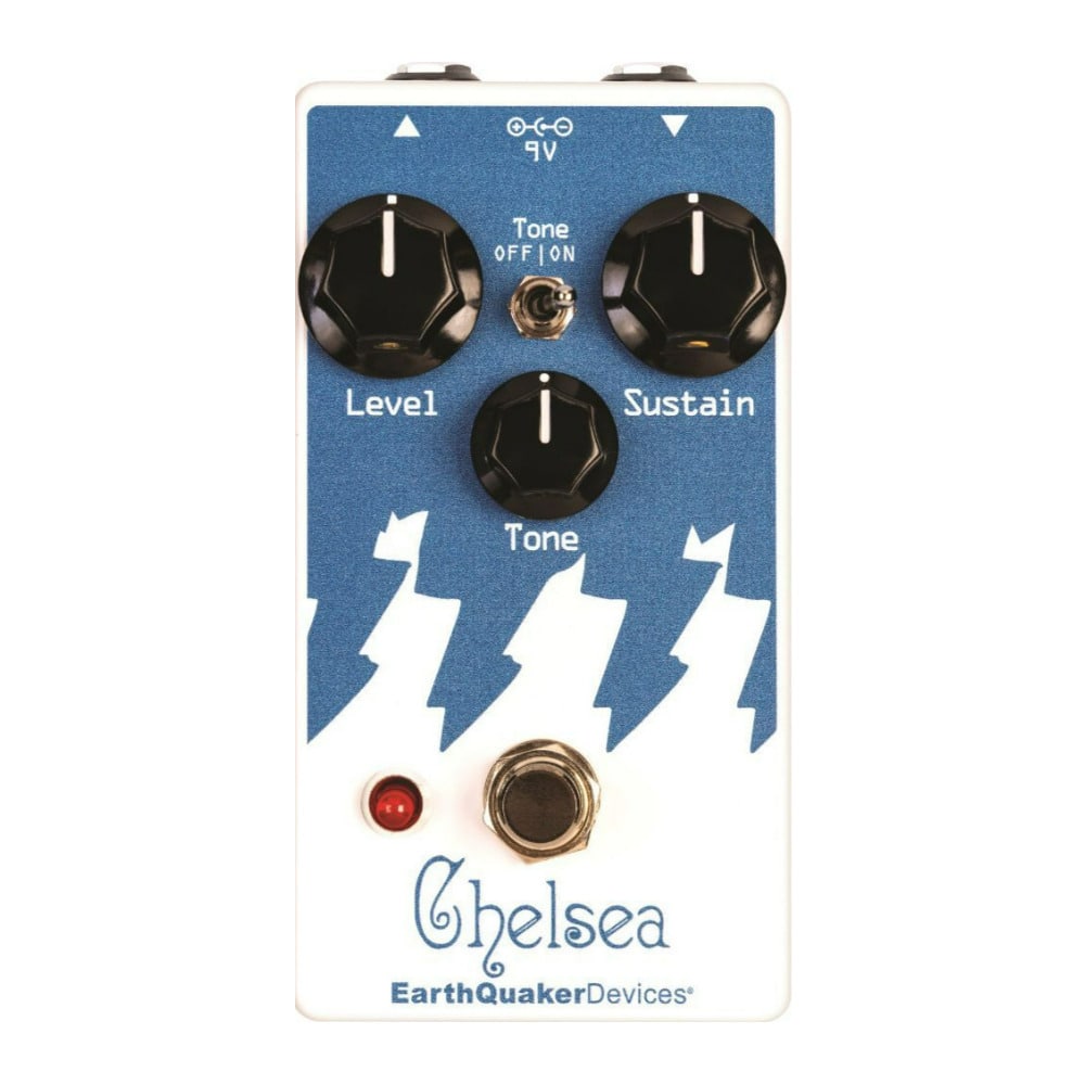 EarthQuaker Devices - Earthquaker Chelsea Low End Fuzz Driver Pedal with 9 Volt DC Power Supply