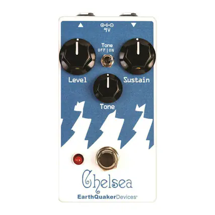 i + Tone OFF | ON i Level i Sustain Tone Chelsea EarthQuakerDevices Earth