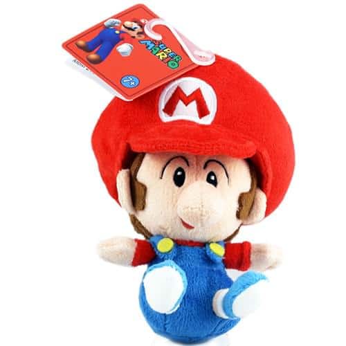 Little Buddy - Super Mario Brothers 5" Plush Baby Mario - Red