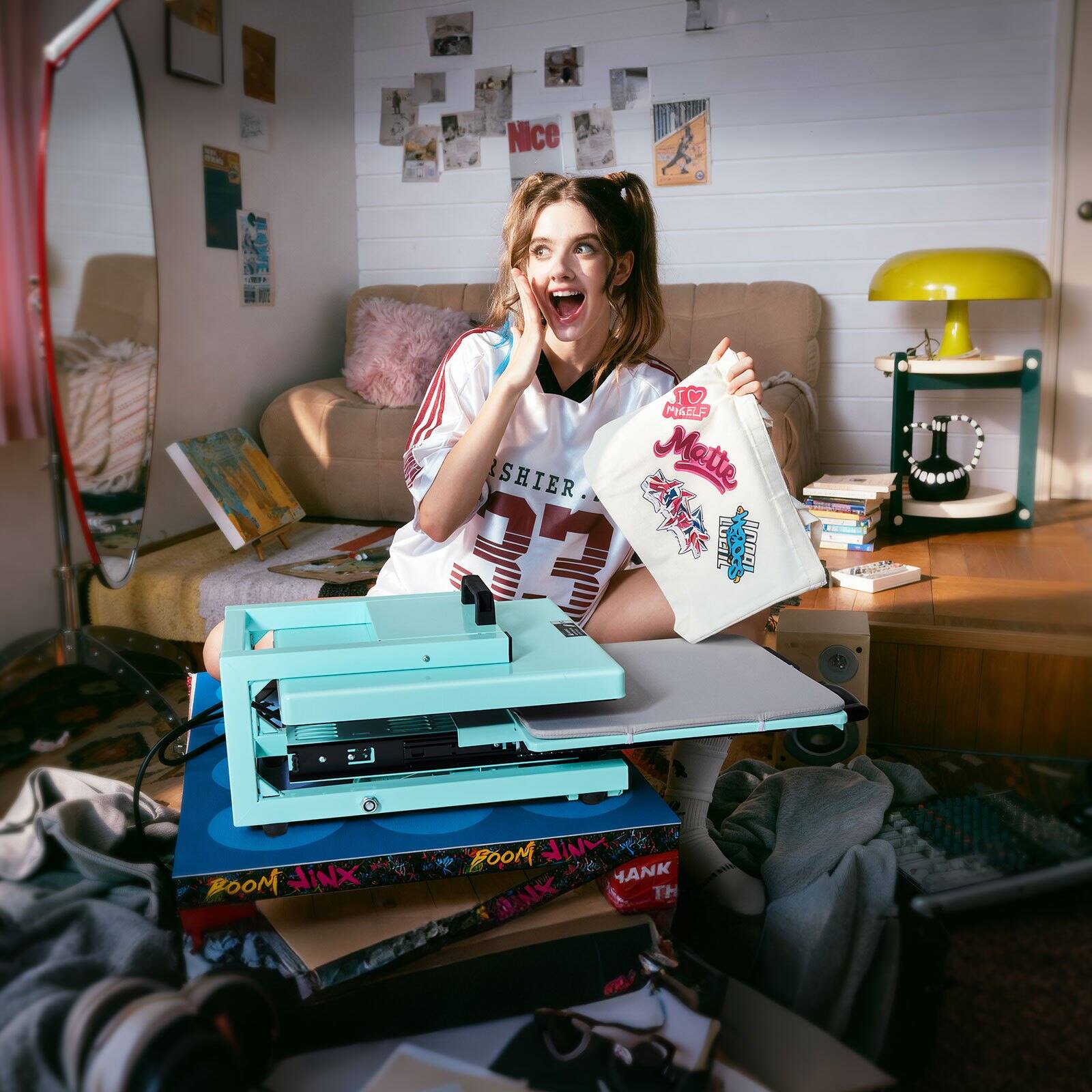 Nice O PIGILF SHIER Matte 33 TOGuL 100 . 100 . BOOM JINX BOOM HIN YANK ANX TH