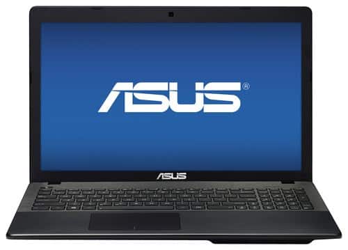 Front Standard. Asus - 15.6" Laptop - AMD A4-Series - 8GB Memory - 500GB Hard Drive - Gray Black.