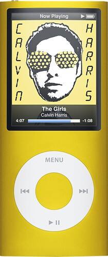 Front Standard. iPod® - Geek Squad Certified Refurbished nano 8GB* MP3 Player - Yellow.