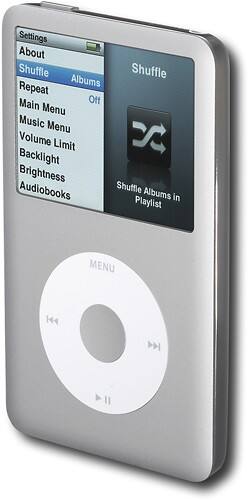 Left Standard. iPod® - Geek Squad Certified Refurbished classic MP3 Player with 120GB* Hard Drive - Silver.