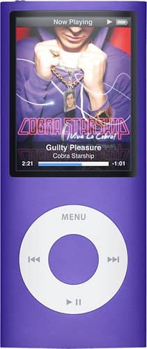 Front Standard. iPod® - Geek Squad Certified Refurbished nano 16GB* MP3 Player - Purple.