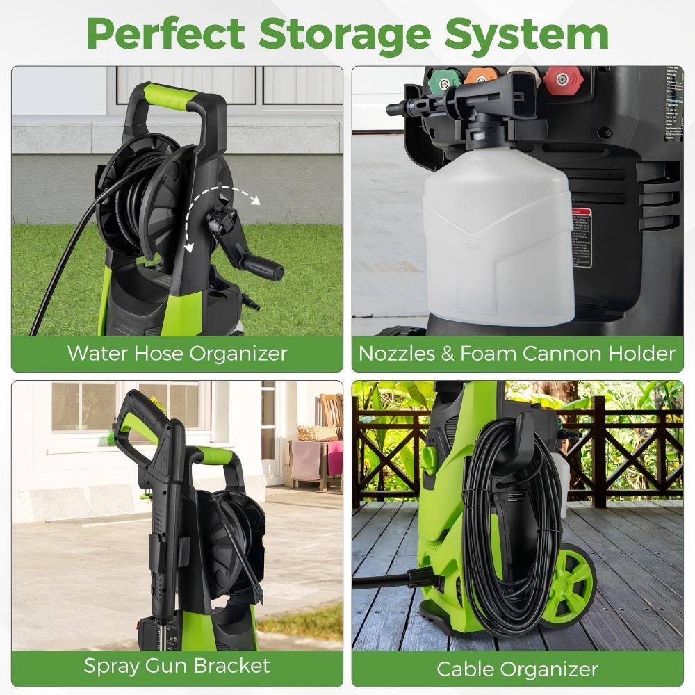 Perfect Storage System

- Water Hose Organizer
- Nozzles & Foam Cannon Holder
- Spray Gun Bracket
- Cable Organizer