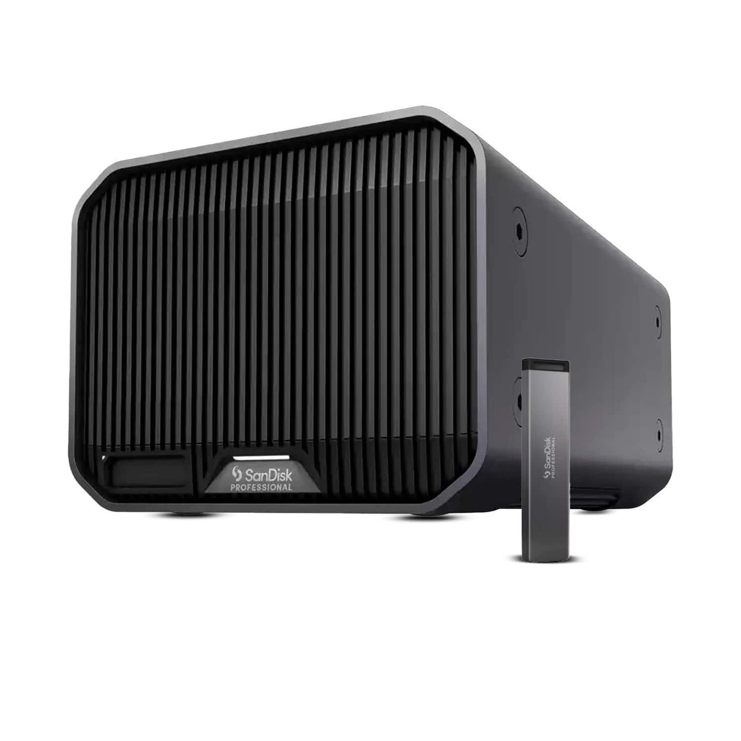 SanDisk Professional - 44TB G-RAID Mirror 2-Bay RAID Array with SSD Mag 1TB