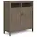 Front Zoom. Simpli Home - Lev Medium Storage Cabinet - Smoky Brown.