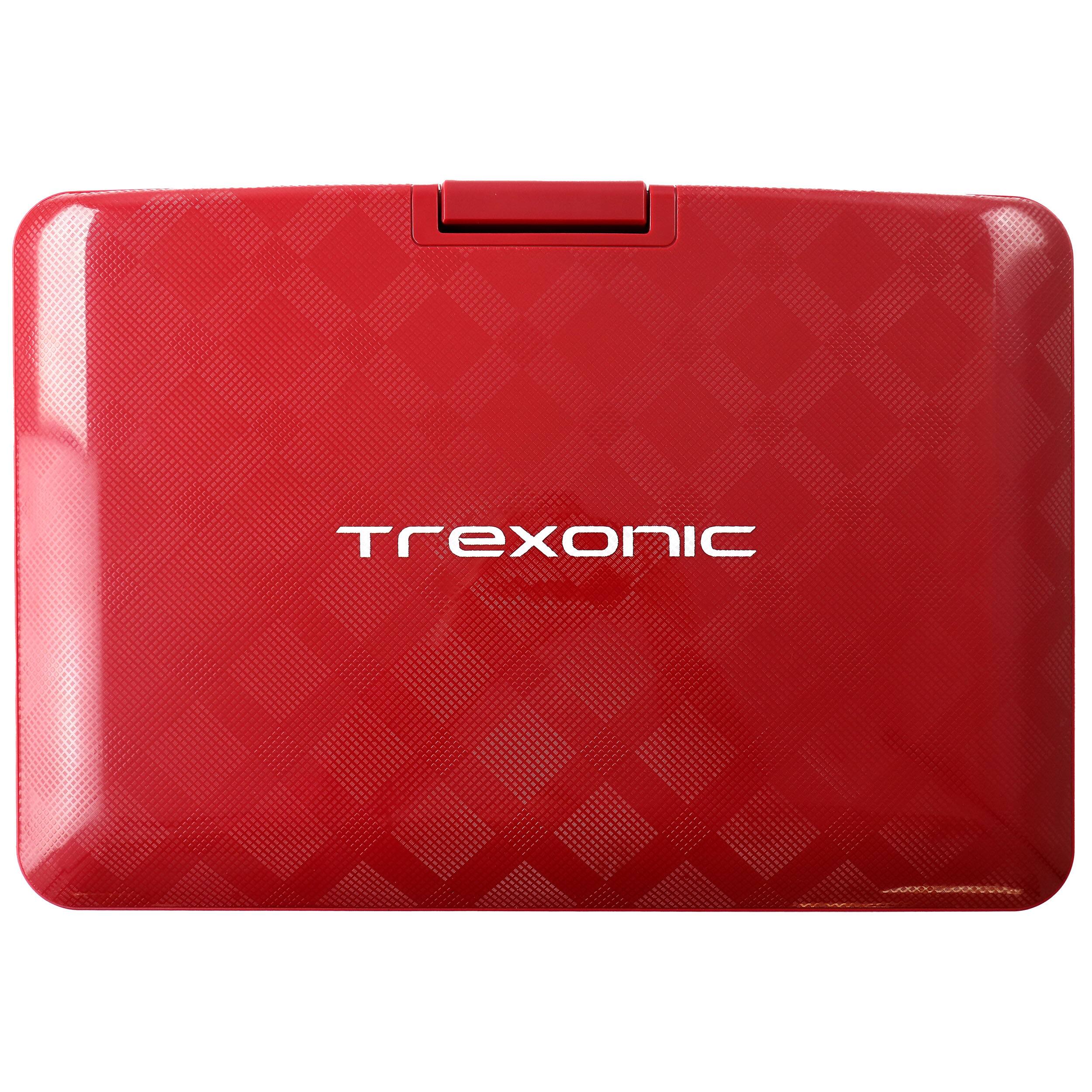 Alt View 3. Trexonic - 15.4 Inch Portable TV DVD Player with Swivel TFT LCD Screen and USB,SD,AV,HDMI Inputs - Red.