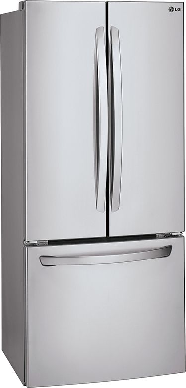 Angle View: LG LFC22770ST - Refrigerator/freezer - french door bottom freezer - width: 29.8 in - depth: 35.5 in - height: 68.5 in - 21.8 cu. ft - stainless steel
