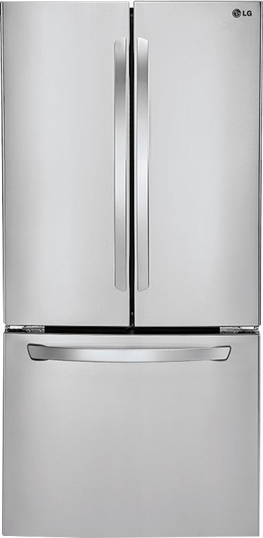 LG 21.6 Cu. Ft. French Door Refrigerator Stainless steel LFC22770ST - Best Buy