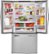Alt View Zoom 2. LG - 21.6 Cu. Ft. French Door Refrigerator - Stainless steel.
