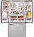 Alt View 2. LG - 21.6 Cu. Ft. French Door Refrigerator - Stainless Steel.