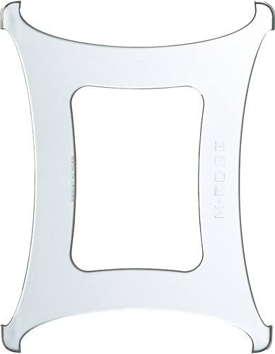 Front Standard. M-Edge Accessories - Back It Jacket for Apple® iPad® 2 - Clear.