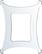 Front Standard. M-Edge Accessories - Back It Jacket for Apple® iPad® 2 - Clear.