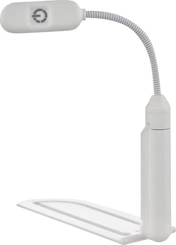Angle Standard. M-Edge - e-Luminator Touch Book Light - White.