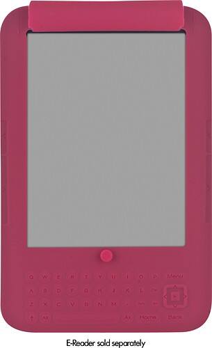 Front Standard. M-Edge Accessories - M-Skin Jacket for Kindle Keyboard Digital Readers - Pink.