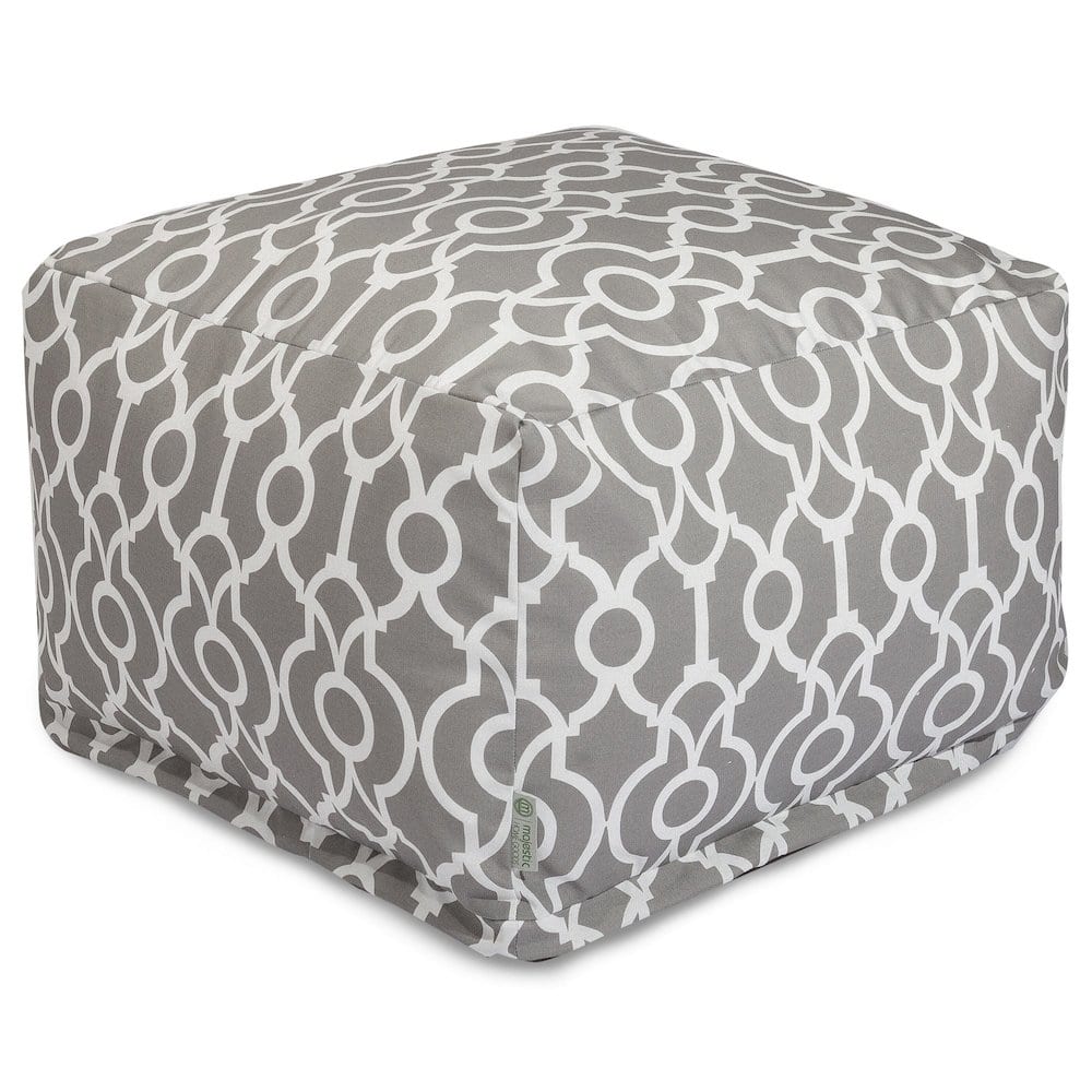 Majestic Home - Ottoman Pouf Athens - Gray