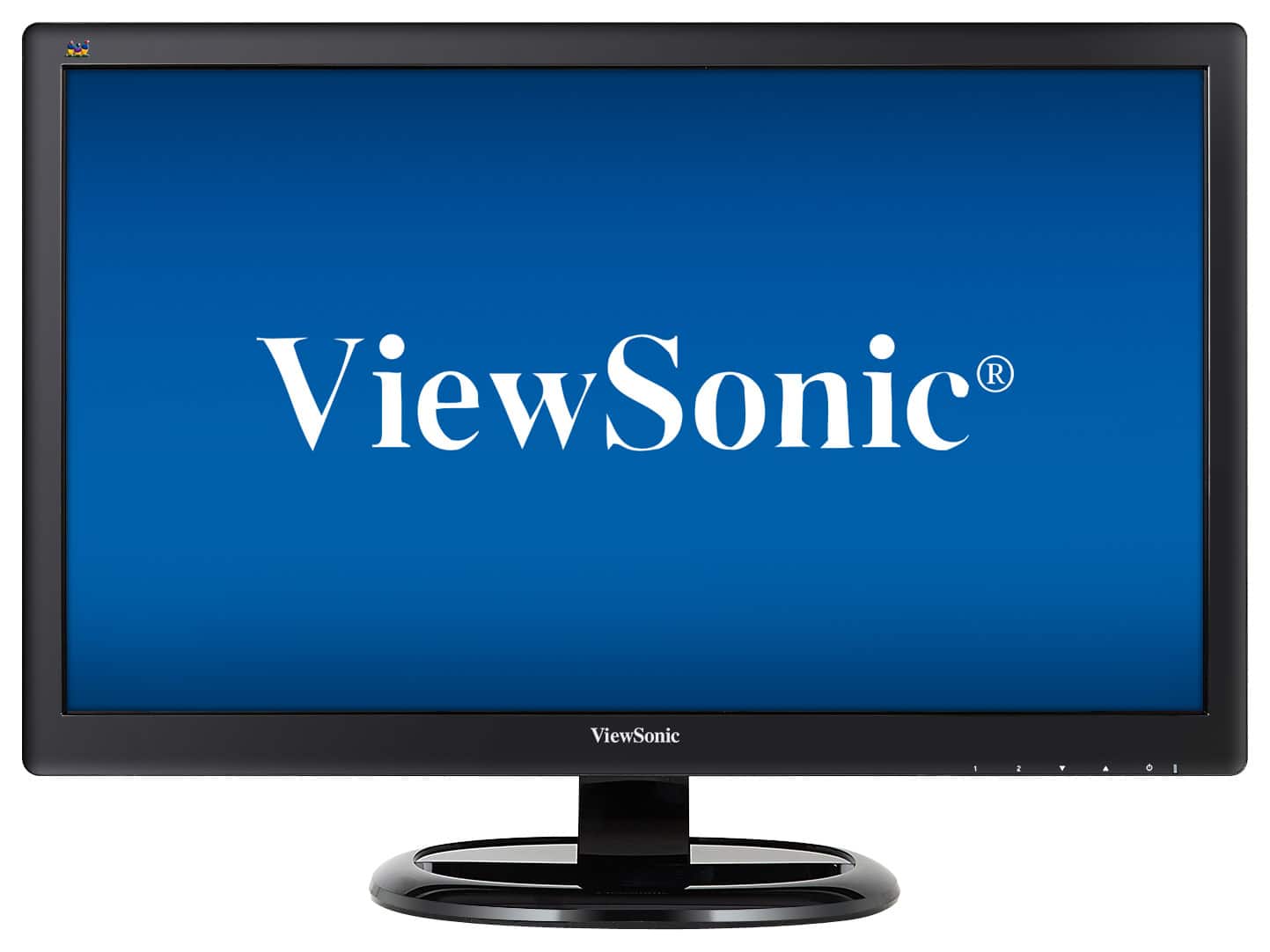 ViewSonic - 23.6" LED HD Monitor - Black - Larger Front