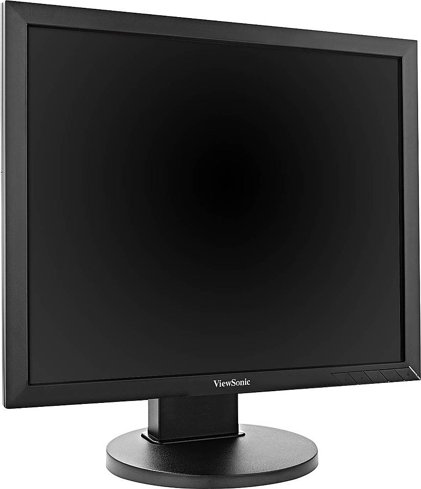 Angle View: ViewSonic - 19" IPS LED HD Monitor (DVI, USB, VGA) - Black