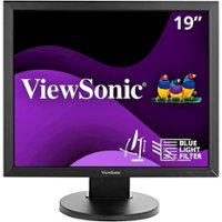 ViewSonic - 19" IPS LED HD Monitor (DVI, USB, VGA) - Black - Front_Zoom