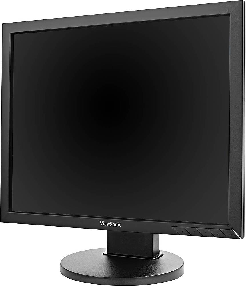 Left View: ViewSonic - 19" IPS LED HD Monitor (DVI, USB, VGA) - Black