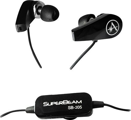 Angle Standard. Andrea - SuperBeam Earbud Headphones.