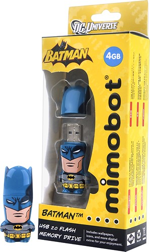 Best Buy: Mimobot Batman 4GB USB 2.0 Flash Drive 8087543