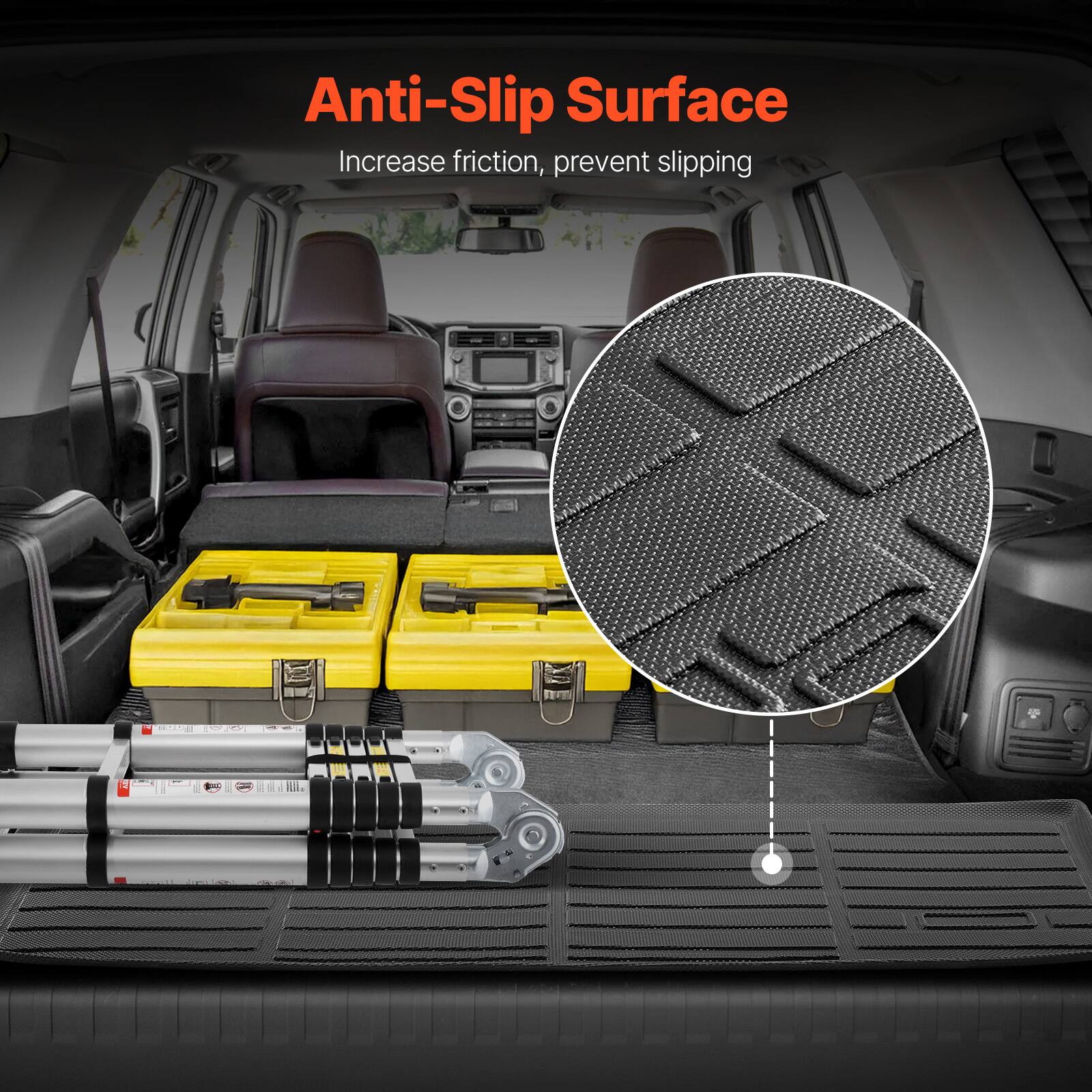 Anti-Slip Surface  
Increase friction, prevent slipping
