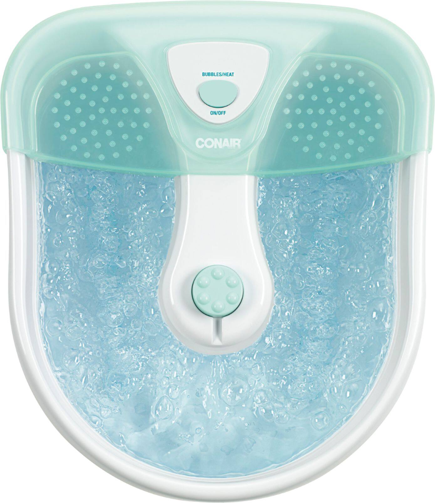 Angle. Conair - Foot Spa - Mint Green/White.