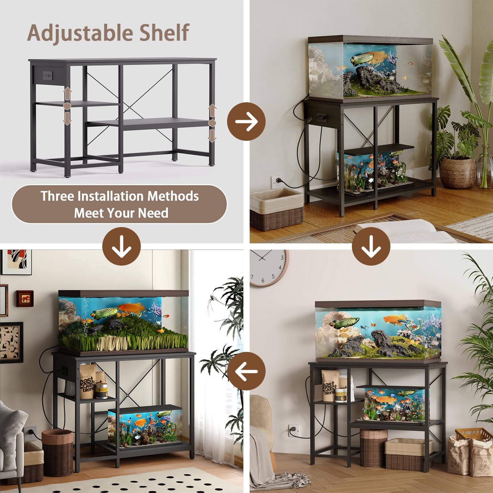 Adjustable Shelf

Three Installation Methods Meet Your Need