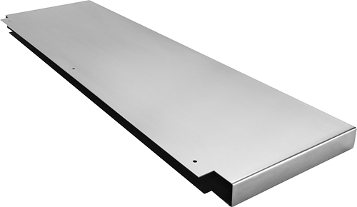 Angle View: Thermador - Backguard for Pro Grand PRG486WDG - Stainless steel