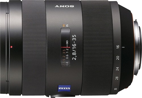  Sony - Carl Zeiss 16-35mm f/2.8 A-Mount Ultra-Wide Zoom Lens - Black