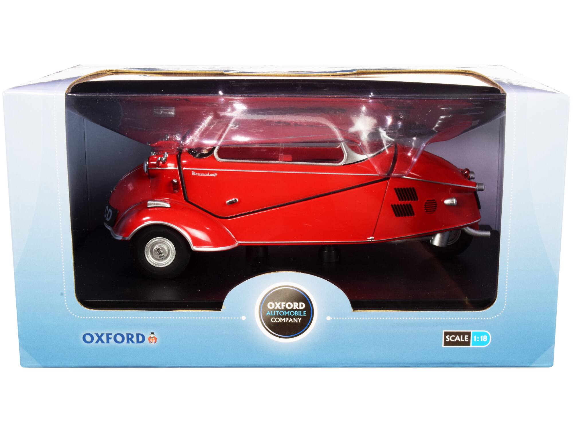 The text on the image reads:

"Thessenchwitt CD OXFORD AUTOMOBILE COMPANY OXFORD : SCALE 1:18"