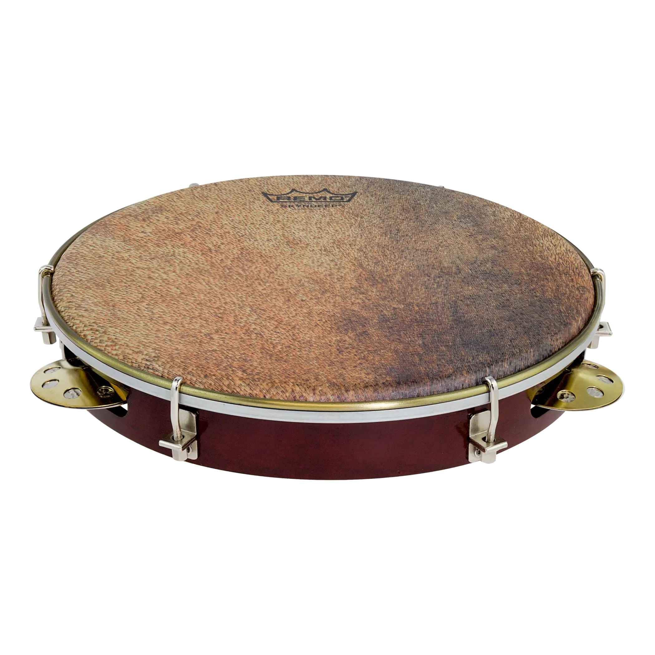Remo - Pandeiro, Choro Pandeiro, 10 X 1.75 Key-tuned, Skyndeep Goat Brown Ultratac Drumhead, price history on PriceWatchPro