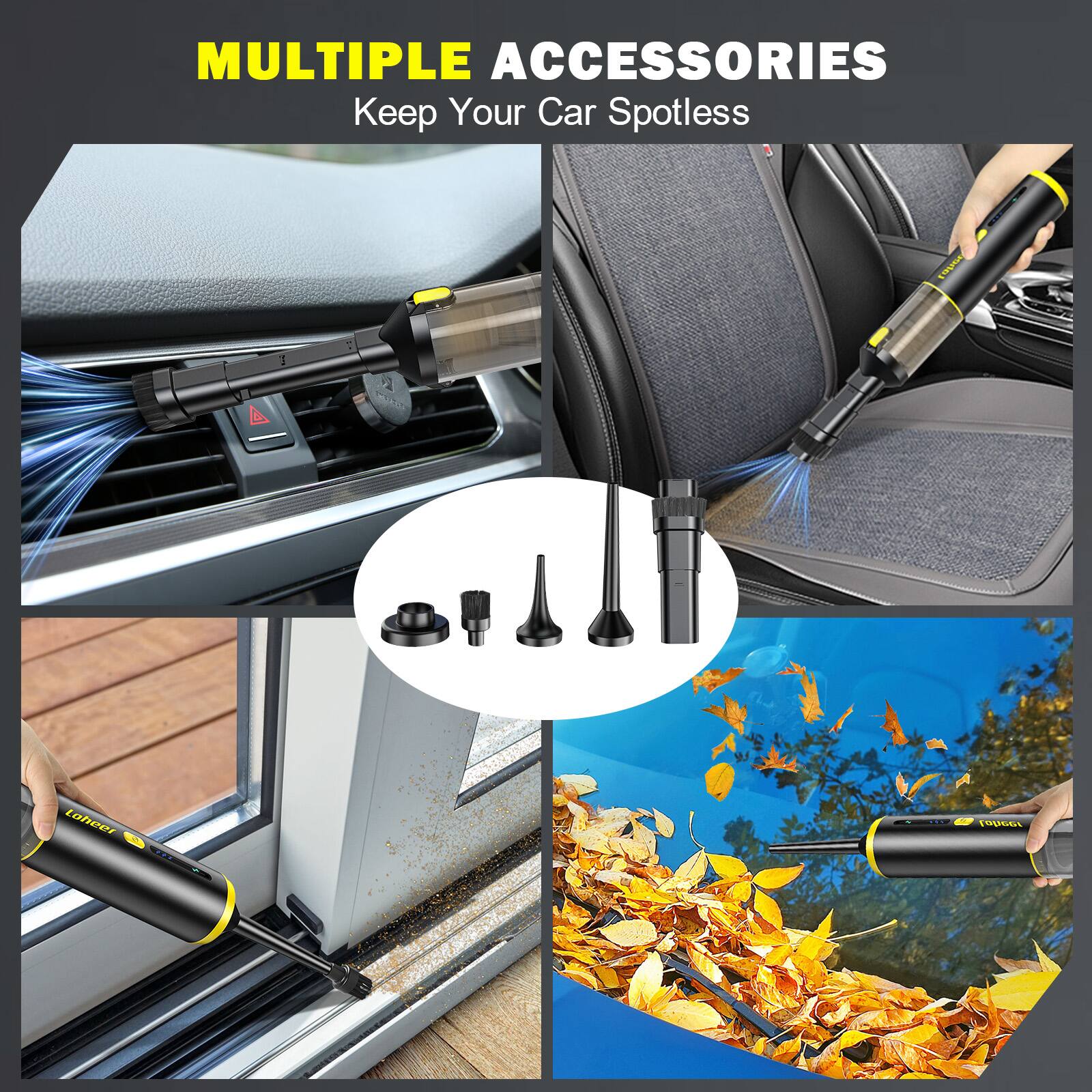 MULTIPLE ACCESSORIES  
Keep Your Car Spotless