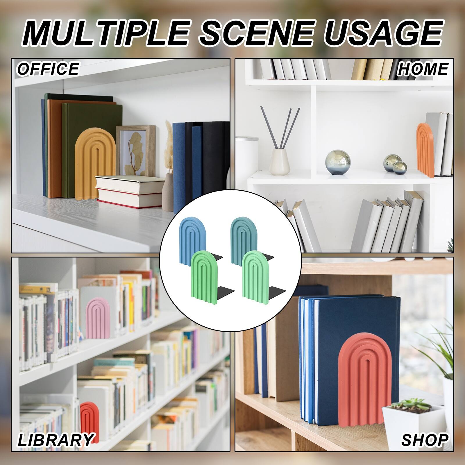 MULTIPLE SCENE USAGE

OFFICE

HOME

LIBRARY

SHOP