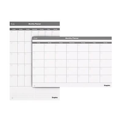Monthly Planner  
Staples  

Monthly Planner  
Staples