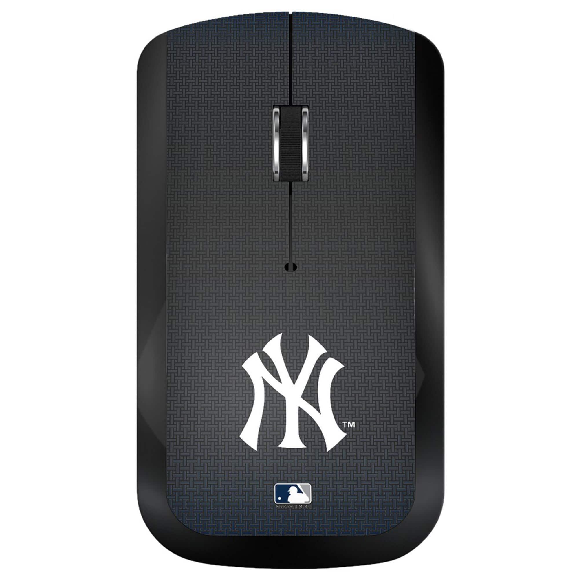Keyscaper - New York Yankees Wireless USB Computer Mouse - Wireless - Black