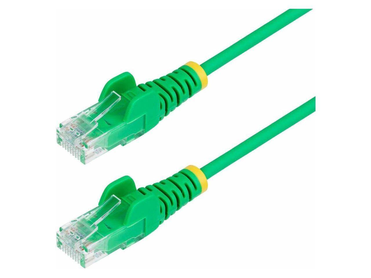 Alt View 4. Startech - StarTech 5ft Green Slim CAT6 Ethernet Cable, Snagless RJ45, LSZH, 28AWG Pure Bare Copper, Slim Network Patch Cable/Cord.