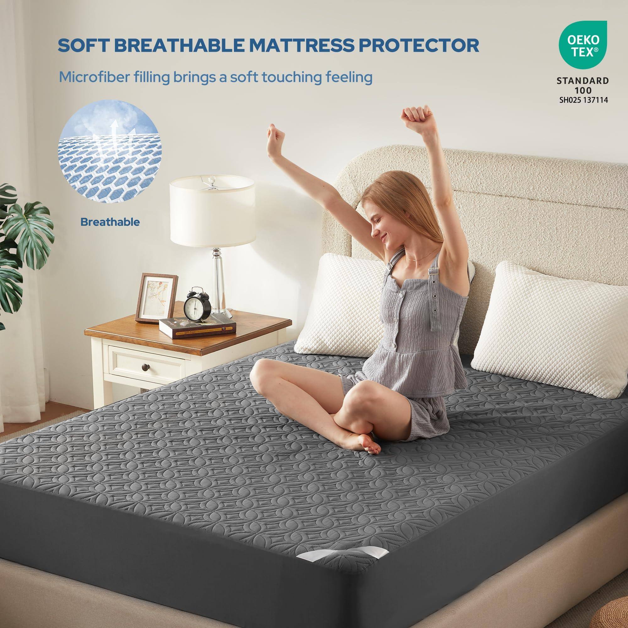 SOFT BREATHABLE MATTRESS PROTECTOR

Microfiber filling brings a soft touching feeling

Breathable

OEKO TEX
STANDARD 100
SH025 137114