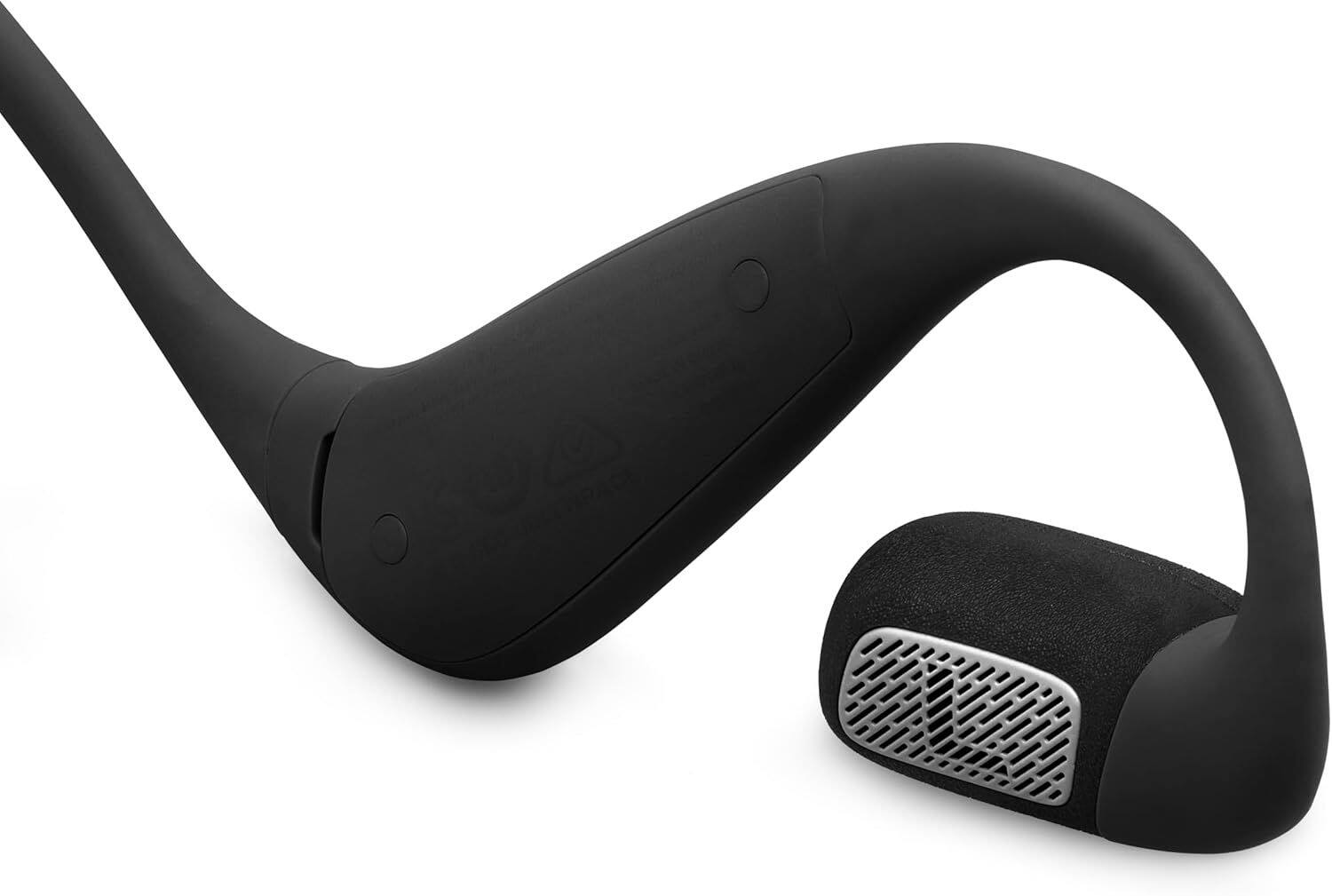 Back. JBL - JBL Endurance Pace True Wireless Over Ear Sports Headphones with Noise Cancellation (Black) - Black.