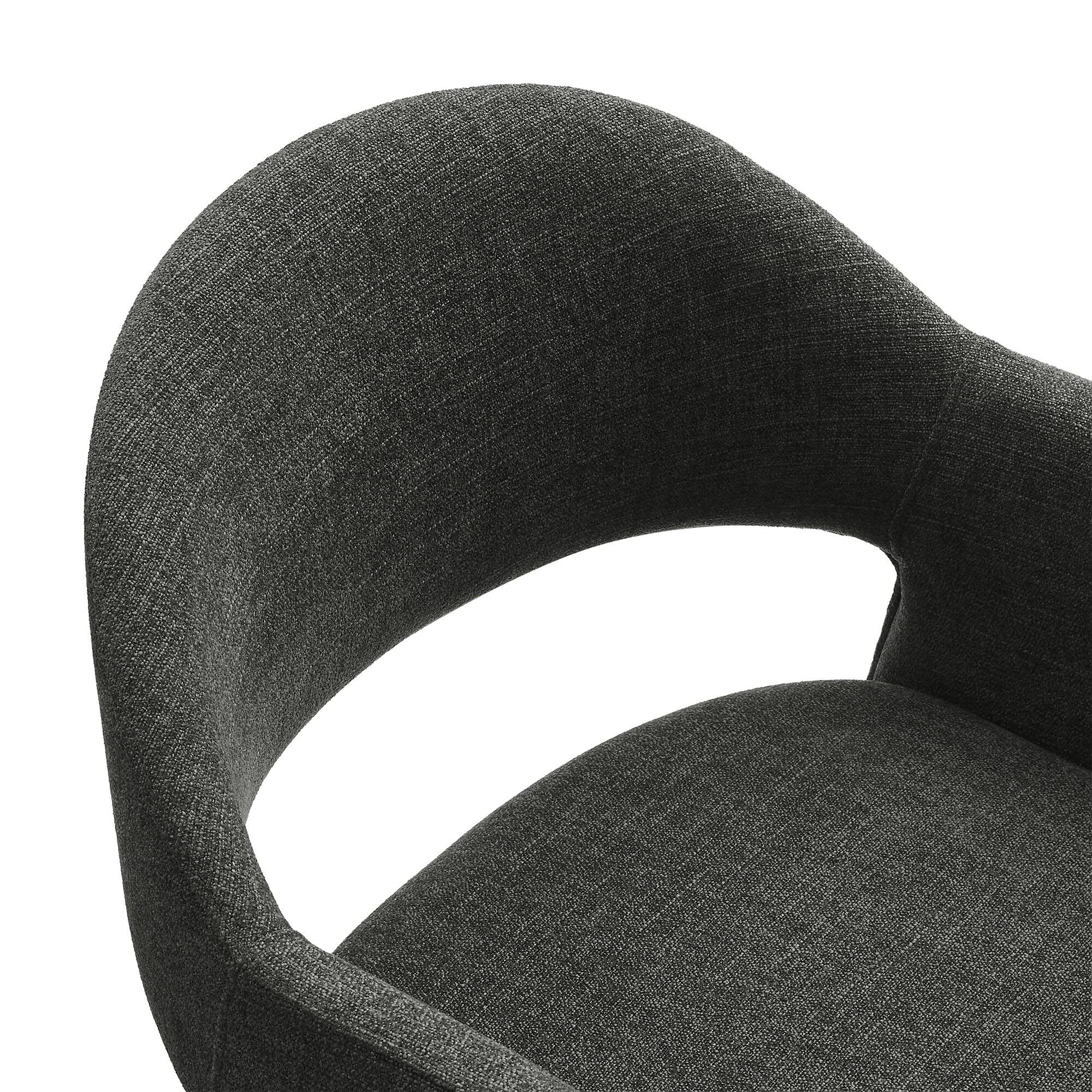 Alt View 5. Modway - Talia 41 Inch 41 Inch Upholstered Fabric Bar Stool by Modway - Charcoal.