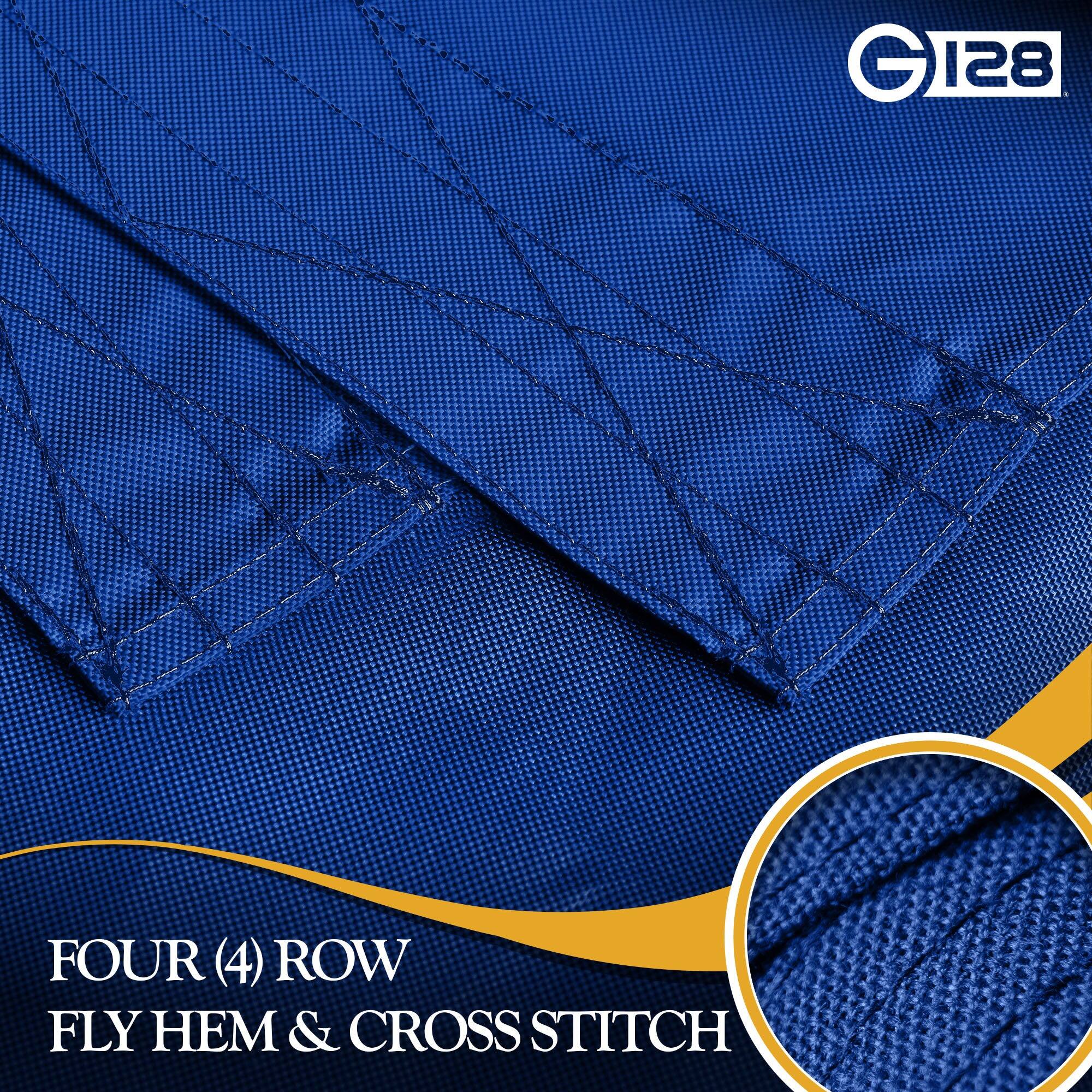 C 128 FOUR (4) ROW FLY HEM & CROSS STITCH