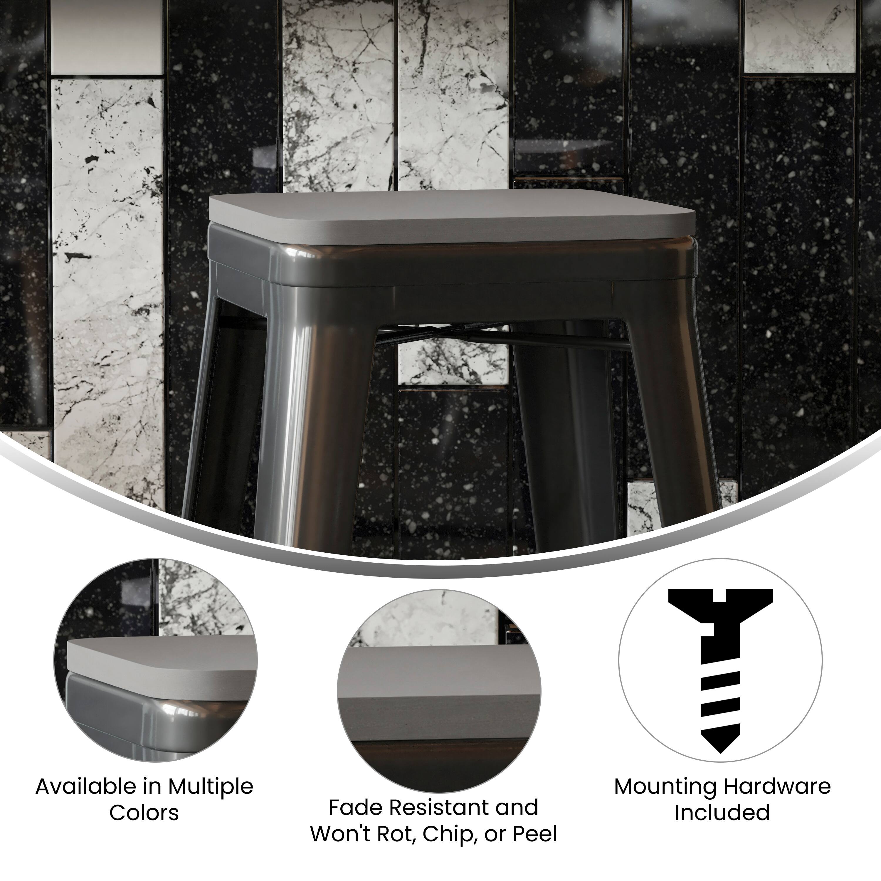 Available in Multiple Colors  
Fade Resistant and Won't Rot, Chip, or Peel  
Mounting Hardware Included