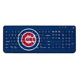 Keyscaper - Chicago Cubs Team Logo Wireless Keyboard - Multicolor