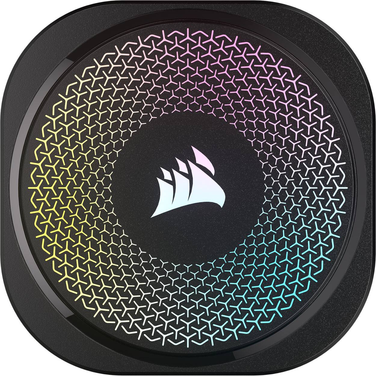 Alt View 21. CORSAIR - NAUTILUS 360 ARGB Liquid CPU Cooler with RS120 ARGB Fans - Black.