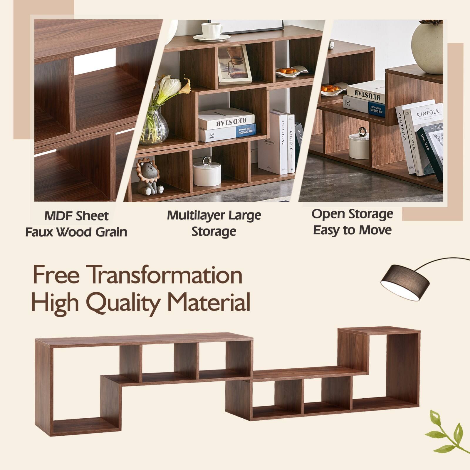 REDSTAR  
MERTRIN KINIOLE  
REDSTAR  
SoE - KINFOLK CLOTHING  
KINFOLK  

MDF Sheet  
Faux Wood Grain  

Multilayer Large Storage  

Open Storage  
Easy to Move  

Free Transformation  
High Quality Material