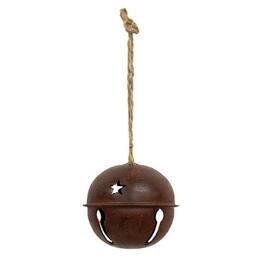 BreeBe - Rusty Jingle Bell w/Star Cutout 80mm - Brown